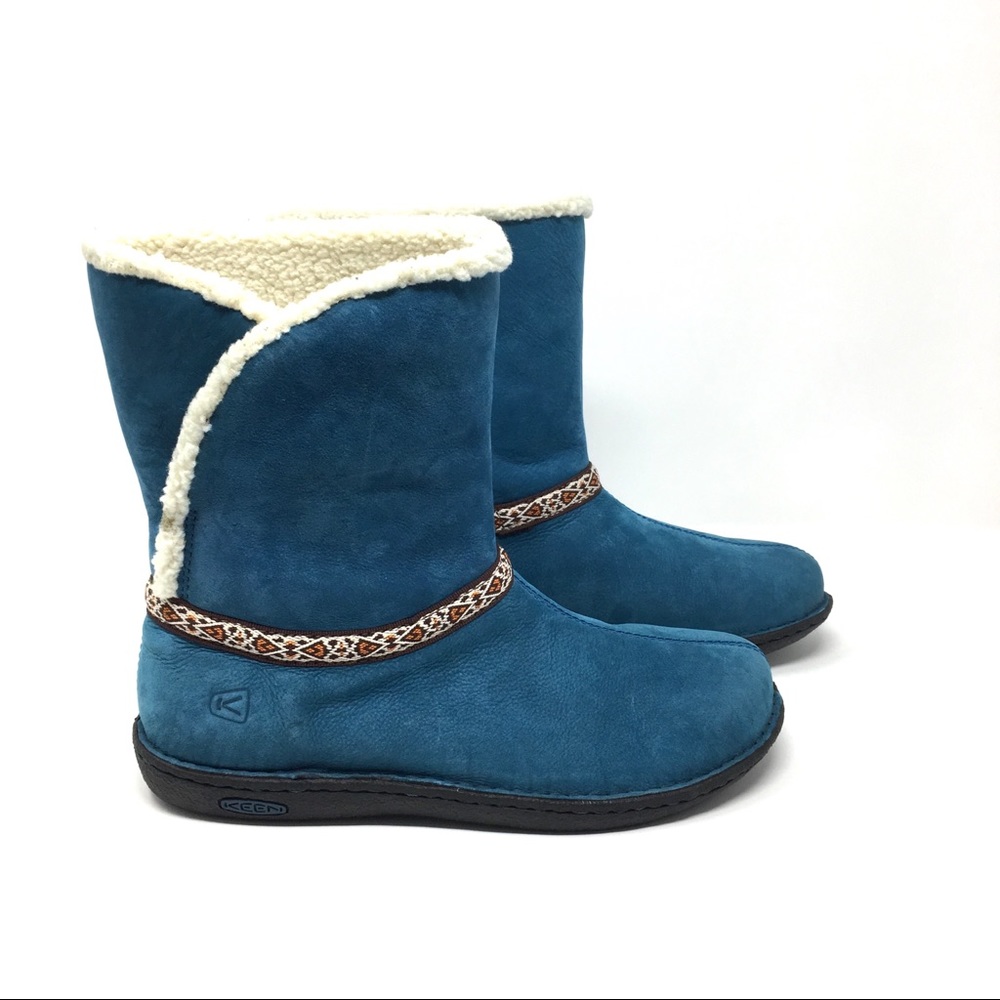 Keen Galena Blue Winter Boots 8.5